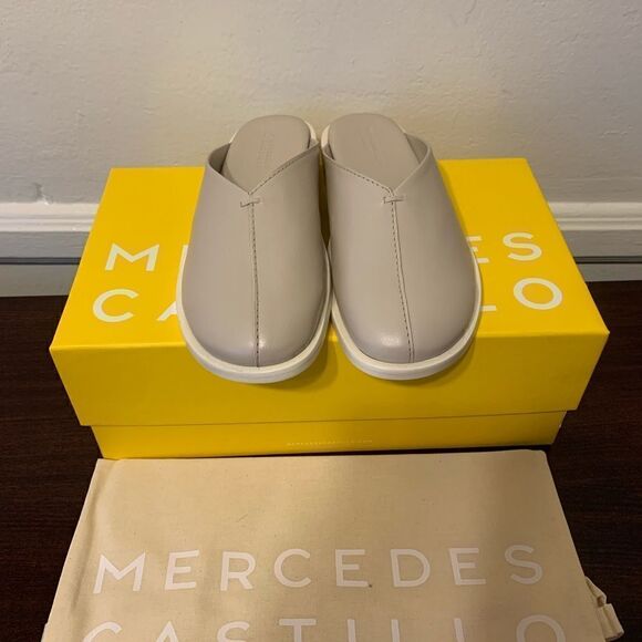 Mercedes Castillo top grain leather upper/lining cushioned Mule size 6/36, NWT - Picture 4 of 15